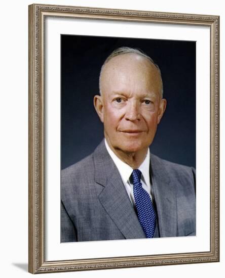 President Dwight Eisenhower, May 29, 1959-null-Framed Photo