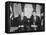 President Dwight Eisenhower Meets with President-Elect John Kennedy-null-Framed Stretched Canvas