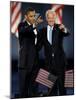 President-Elect Barack Obama and VP Joe Biden after Acceptance Speech, Nov 4, 2008-null-Mounted Photographic Print