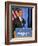 President-Elect Barack Obama Smiles Before Speaking, Press Conference, Nov 7, 2008-null-Framed Photographic Print