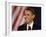 President-Elect Barack Obama Smiles During Acceptance Speech, Nov 4, 2008-null-Framed Photographic Print