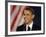 President-Elect Barack Obama Smiles During Acceptance Speech, Nov 4, 2008-null-Framed Photographic Print