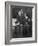 President-Elect Franklin Roosevelt and Wife Eleanor on the Rear Platform of His Special Train Car-null-Framed Photo