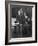 President-Elect Franklin Roosevelt and Wife Eleanor on the Rear Platform of His Special Train Car-null-Framed Photo