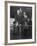 President-Elect Franklin Roosevelt and Wife Eleanor on the Rear Platform of His Special Train Car-null-Framed Photo