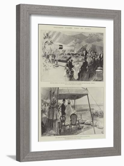 President Faure's Visit to Russia-Frederic De Haenen-Framed Giclee Print