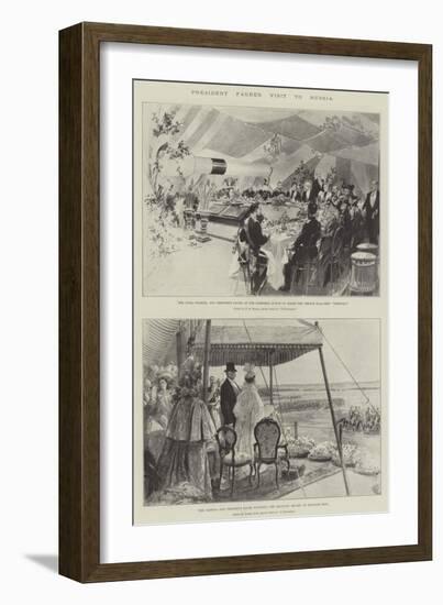 President Faure's Visit to Russia-Frederic De Haenen-Framed Giclee Print