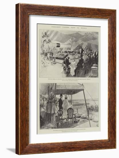 President Faure's Visit to Russia-Frederic De Haenen-Framed Giclee Print