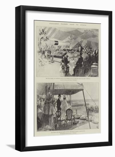 President Faure's Visit to Russia-Frederic De Haenen-Framed Giclee Print