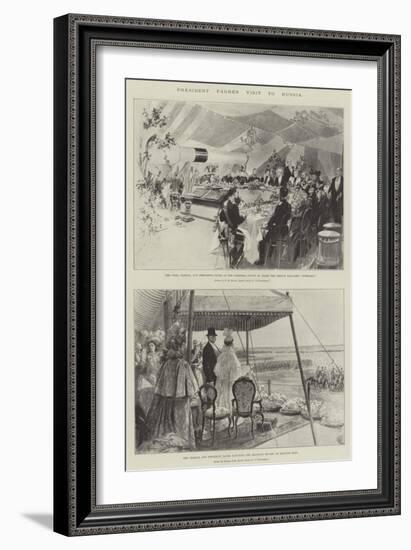 President Faure's Visit to Russia-Frederic De Haenen-Framed Giclee Print