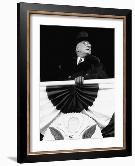 President Franklin D. Roosevelt During His Inauguration-Thomas D^ Mcavoy-Framed Photographic Print