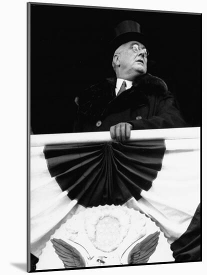 President Franklin D. Roosevelt During His Inauguration-Thomas D^ Mcavoy-Mounted Photographic Print