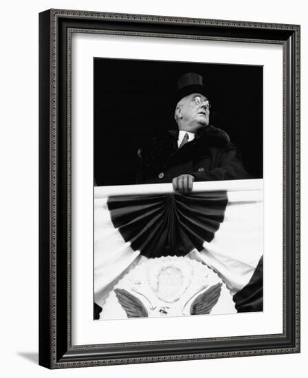 President Franklin D. Roosevelt During His Inauguration-Thomas D^ Mcavoy-Framed Photographic Print