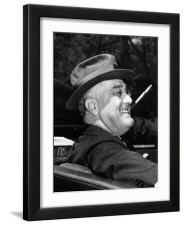 President Franklin Roosevelt, Debonair with His Cigarette Holder, 1939  Photo
