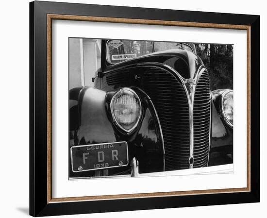 President Franklin Roosevelt's 1938 Ford Sedan-Margaret Bourke-White-Framed Photographic Print