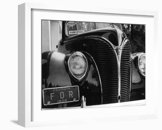 President Franklin Roosevelt's 1938 Ford Sedan-Margaret Bourke-White-Framed Photographic Print