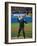 President George W. Bush Throws the Ceremonial First Pitch at Yankee Stadium-null-Framed Photo