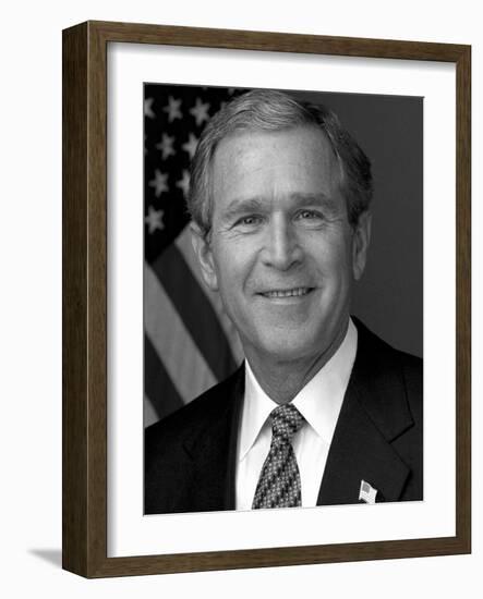 President George W. Bush-null-Framed Photo