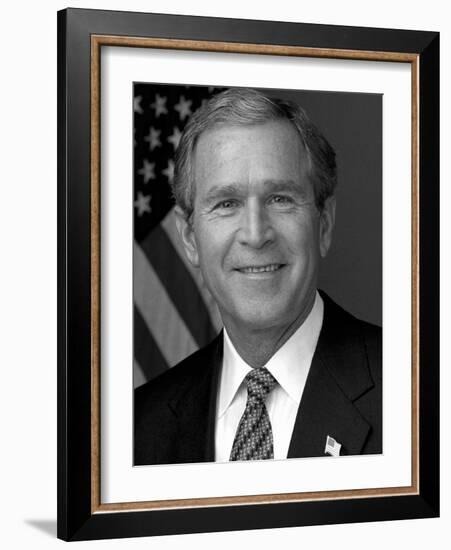 President George W. Bush-null-Framed Photo