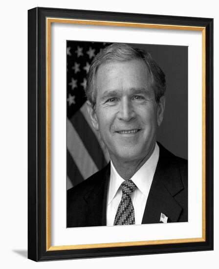 President George W. Bush-null-Framed Photo