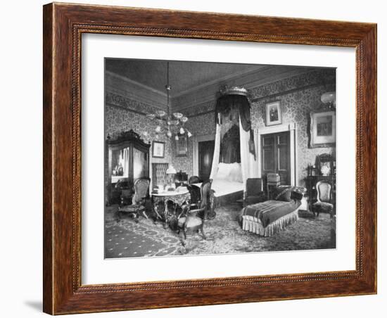President Harrison's Bedroom at the White House, Washington DC, USA, 1908-null-Framed Giclee Print