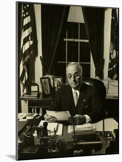 President Harry S. Truman-Gjon Mili-Mounted Photographic Print