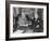 President Harry Truman Confers with British Prime Minister Winston Churchill in the Oval Office-null-Framed Photo