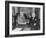 President Harry Truman Confers with British Prime Minister Winston Churchill in the Oval Office-null-Framed Photo