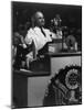 President Harry Truman Delivering His Acceptance Speech at Democratic National Convention-null-Mounted Photo