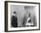 President Harry Truman Poses Next to the Bust by Artist Felix De Weldon (Left), Jan. 7, 1949-null-Framed Photo