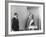 President Harry Truman Poses Next to the Bust by Artist Felix De Weldon (Left), Jan. 7, 1949-null-Framed Photo