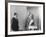 President Harry Truman Poses Next to the Bust by Artist Felix De Weldon (Left), Jan. 7, 1949-null-Framed Photo