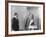 President Harry Truman Poses Next to the Bust by Artist Felix De Weldon (Left), Jan. 7, 1949-null-Framed Photo