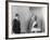 President Harry Truman Poses Next to the Bust by Artist Felix De Weldon (Left), Jan. 7, 1949-null-Framed Photo