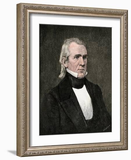 President James K. Polk-null-Framed Giclee Print