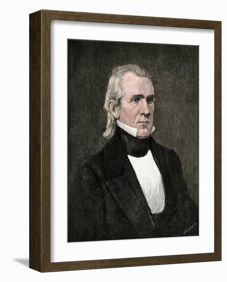 President James K. Polk-null-Framed Giclee Print