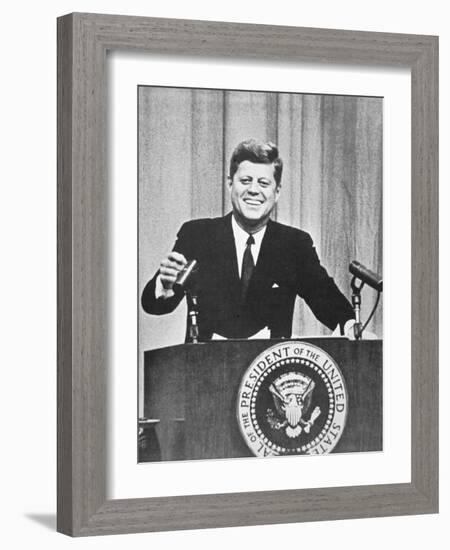 President John F. Kennedy, 1962-null-Framed Photographic Print