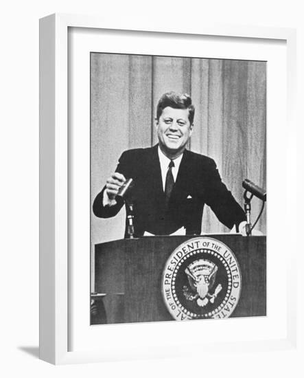 President John F. Kennedy, 1962-null-Framed Photographic Print