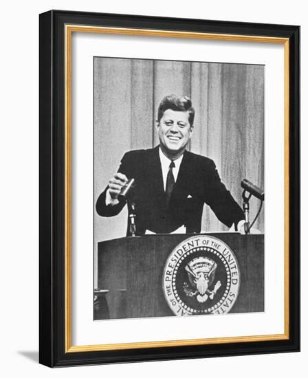 President John F. Kennedy, 1962-null-Framed Photographic Print