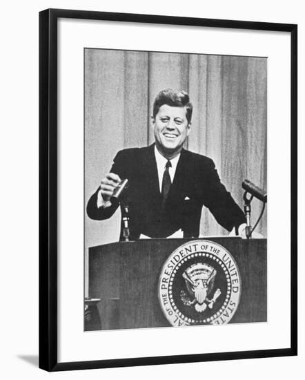 President John F. Kennedy, 1962-null-Framed Photographic Print