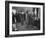 President John F. Kennedy and R. Sargent Shriver Greeting People at White House-null-Framed Photographic Print