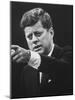 President John F. Kennedy During Press Conference-Joe Scherschel-Mounted Photographic Print