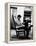 President John F. Kennedy Sitting Alone, Thoughtfully, in His Rocking Chair in the Oval Office-Paul Schutzer-Framed Premier Image Canvas