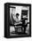 President John F. Kennedy Sitting Alone, Thoughtfully, in His Rocking Chair in the Oval Office-Paul Schutzer-Framed Premier Image Canvas