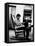 President John F. Kennedy Sitting Alone, Thoughtfully, in His Rocking Chair in the Oval Office-Paul Schutzer-Framed Premier Image Canvas