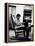 President John F. Kennedy Sitting Alone, Thoughtfully, in His Rocking Chair in the Oval Office-Paul Schutzer-Framed Premier Image Canvas