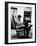 President John F. Kennedy Sitting Alone, Thoughtfully, in His Rocking Chair in the Oval Office-Paul Schutzer-Framed Photographic Print