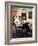 President John F. Kennedy Sitting in Rocking Chair in His White House Office-Paul Schutzer-Framed Photographic Print