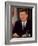 President John F. Kennedy Speaking on Defense of with Berlin During National Radio and TV Address-Ed Clark-Framed Photographic Print