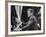 President John F. Kennedy, Waving at Crowd During Speech-John Dominis-Framed Photographic Print